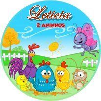 Rótulos de Latinhas Mint to be Galinha Pintadinha