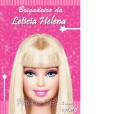 Rótulos Bisnaga de Brigadeiro Barbie