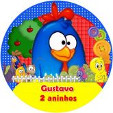 Rótulos latinhas galinha pintadinha